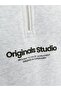 Text and Myth Halbem Reißverschluss Sweatshirt - 5