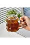 Heat Resistant Bead Grape Model Designed Borosilicate Hot Cold Cocktail Coffee Presentation Cup - 2