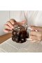 Heat Resistant Bead Grape Model Designed Borosilicate Hot Cold Cocktail Coffee Presentation Cup