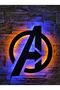 Avengers Logo Led Işıklı Tablo