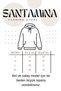 Unisex Black Calif Printed Hooded Oversize Sweatshirt - 3