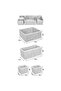 Closet and Drawer Organizer Multi-Purpose Set of 4 - 2