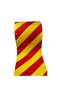 Phosphorescent Reflective Adhesive Glowing Yellow Red Reflective Flat Strip Tape 10 cm 1 Mt Warning Tape - 3