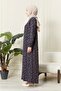 Viscose Fabric - Buttoned Tesseture Gather, Mother and Prayer Dress - 3