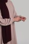 Ecmel Full Length Zippered Coat - Stone - 7