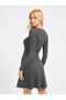 Women's Dress - Rib Pleated Design - 4
