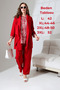 RedBeyzadeLarge Size CrepeSet-Setof Three - 2