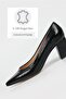 WOMEN'S BLACK GENUINE Patent Leather Heeled SHOES, NUMBER 35-40 - 5