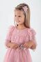 Kids Girls' Buckle Belted Lace Tulle Evening Dress Ak2206 - 3