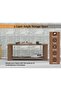 Modern Coffee Table with 2-Tier Storage, Truffle Davos Oak - Durable & Space-Saving - 4