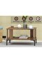 Modern Coffee Table w/ USB Port & Storage - Truffle Davos Oak for Living Room/Office - 4