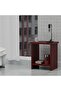 Modern Wooden Nightstand - Ample Storage, Durable, Versatile, Easy Assembly - Apple Cherry
