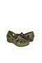 Khaki Women's Wedge Heel Shoes - 4