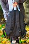 Unisex Black Medium Size Backpack Waterproof 18l School Bag Laptop Bag Travel Sports - 4