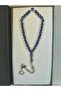 Gold Leaf Rosary Globe Cut Airplane Glass T-24 - 4