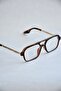 Olivia Unisex Women Men Rectangle Leopard Transparent Optical Glass Change Optical Frame Eyeglasses - 2