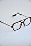 Olivia Unisex Women Men Rectangle Leopard Transparent Optical Glass Change Optical Frame Eyeglasses - 7