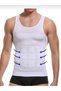 Men's tank top corset waist chest belly trainer tightener helps achieve an upright posture