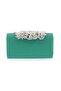 Green Women's Evening Dress Portfolio Bag - 260-23y Saraa