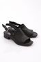 015 Women's Backless Tie-Detail Sandals Black - 2