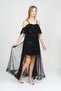 Girl's Black Evening Dress - Elegant and Comfortable - 5