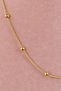 Steel Necklace - Does Not Tarnish, Does Not Fade Dorica Beaded Snake Chain Steel Necklace 40+5 cm - 2