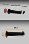 Self-Adhesive New Generation Multi-Purpose Black Plastic Door Stopper/Stopper/Tamp 5 PCS - 6