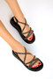 Women's Sandals Black-black 17850 - 4