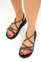 Women's Sandals Black-black 17850 - 2