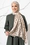 190*80 cm Women's Wrap Shawl - Floral Pattern, Non-Wrinkle - 3