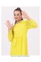 Tulle Long Sleeve Skirt Layered Gathered Chiffon Girl Dress - 8