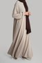 Rüya Model Flared Robe - Stone - 5