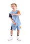 Boy's Wuffle Capri Suit - Sleeve Garnished, Cotton, Ak2526 - 5