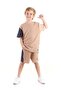 Boy's Wuffle Capri Suit - Sleeve Garnished, Cotton, Ak2526 - 4