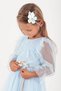 Kids Girls' Buckle Belted Lace Tulle Evening Dress Ak2206 - 4