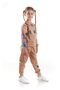 Girl's Flower Printed Trendy Tracksuit Set Cotton Seasonal Ak2505 - 7
