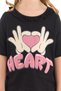 Kids Girls' Set Heart Printed Children's Tights Top and Bottom Set Trendy Cotton Ak2518 - 3