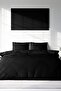Duvet Cover Set 100% Natural Cotton Double Black Lux Cotton Ranforce - 3