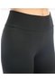 Women's High Waist Tightening Black Ribbed Tights - 4