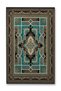Patterned Antique Design Series Decorative Carpet in Blue Green Tones Antik148 - 2