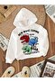 White Dinosaur Printed Girl-boy Sweatshirt - New Wave Coming