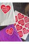 Attention fragile shipping label 7 cm 20 pieces, heart cut shipping sticker, warning sticker - 4