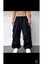 Y2k Extreme Loose Fit Cargo Pocket Waist Leg Elastic Bggy Pants