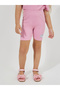 Patch Detail Rib Oversized T-Shirt & Shorts Set - 5