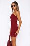 Diver Fabric Strapless Mini Dress - 4