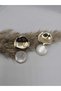 Special Series Oval Plate Vintage Earrings - 5