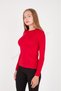O-Neck Long Sleeve Viscose Stretch Fabric Suitable for Hijab Black White Blue Red Pink Skin Color Badi Body - 5