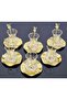 18 PIECES ALYA TEA SET FOR 6 PEOPLE WITH METAL PLATE JAPANESE ROSE TEA SPOON - 2