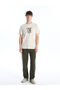 Lcw Crew Neck Short Sleeve Printed Combed Cotton Men's T-Shirt - 3