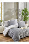 3-Piece Cotton Duvet Cover Set - Single, Double Sided, Soft Colors